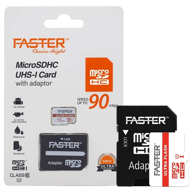 Faster memory card macro SD with adapter