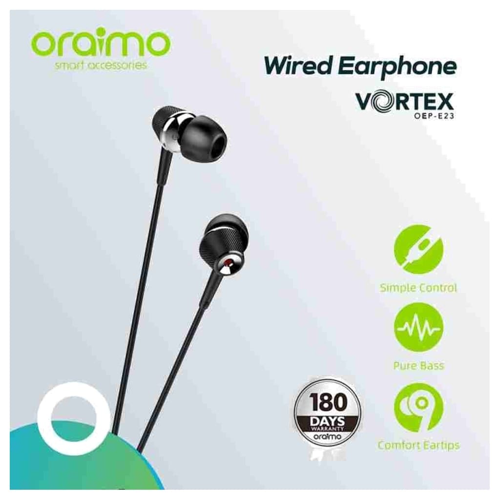 Oraimo OEP-E23 vortex bass sound